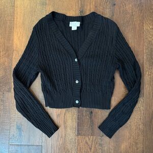 RELAIS Knitwear cable knit cardigan, size L